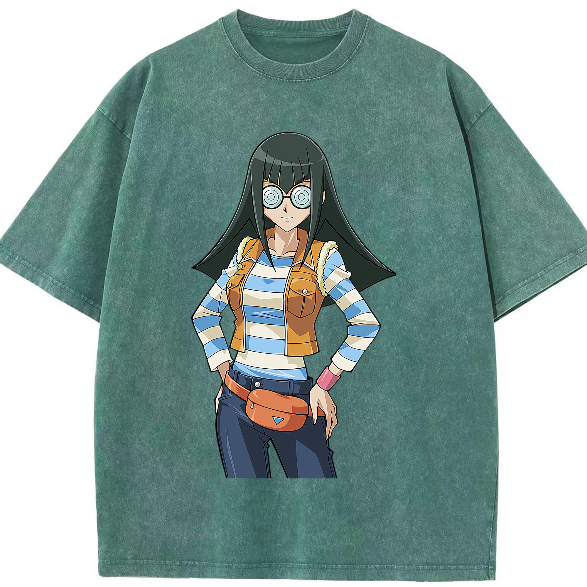 （画像用） 遊☆戯☆王 Yu-Gi-Oh! 綿100% ヴィンテージ風 半袖Tシャツ（フロントプリント）